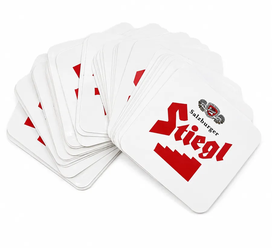 Stiegl Aufkleber-Serie im Siebdruck